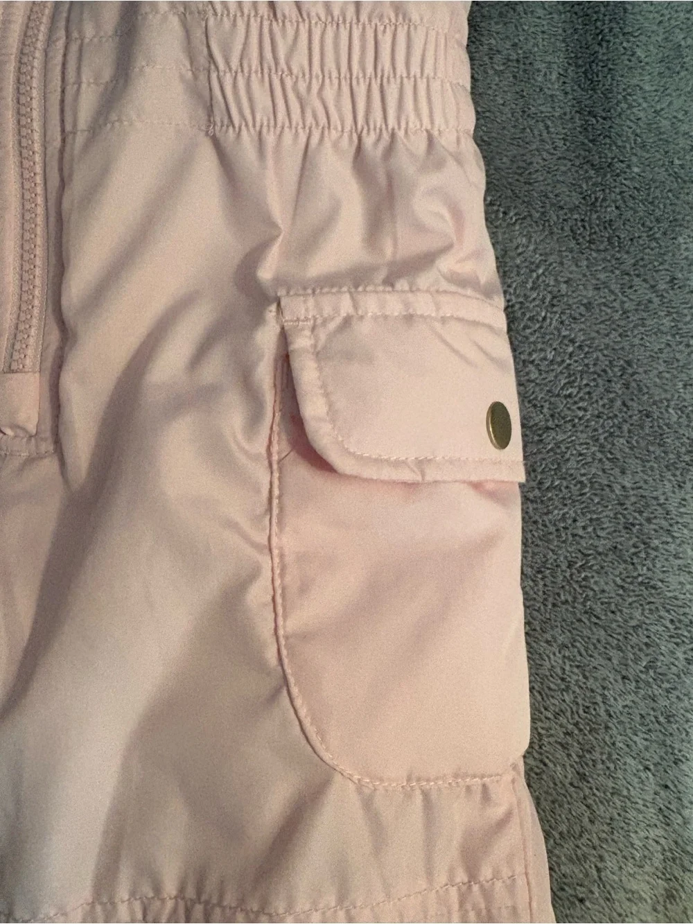 Carters Toddler Girls Snow Bib Overalls 2T Blush Winter